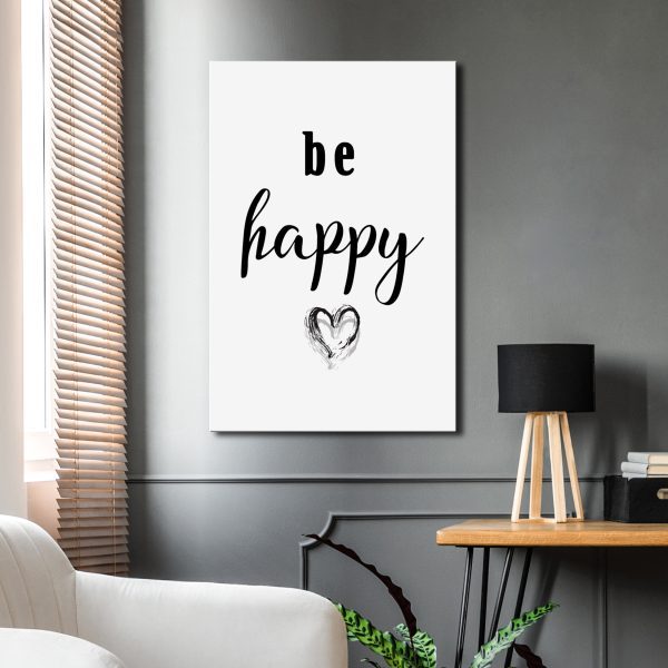 Obraz – Be Happy (1 Part) Vertical Obraz – Be Happy (1 Part) Vertical