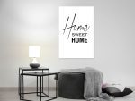 Obraz – Black and White: Home Sweet Home (1 Part) Vertical Obraz – Black and White: Home Sweet Home (1 Part) Vertical