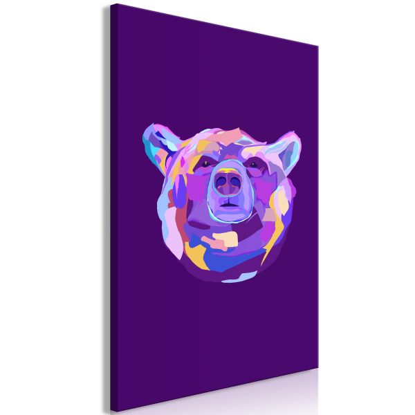 Obraz – Colourful Bear (1 Part) Vertical Obraz – Colourful Bear (1 Part) Vertical