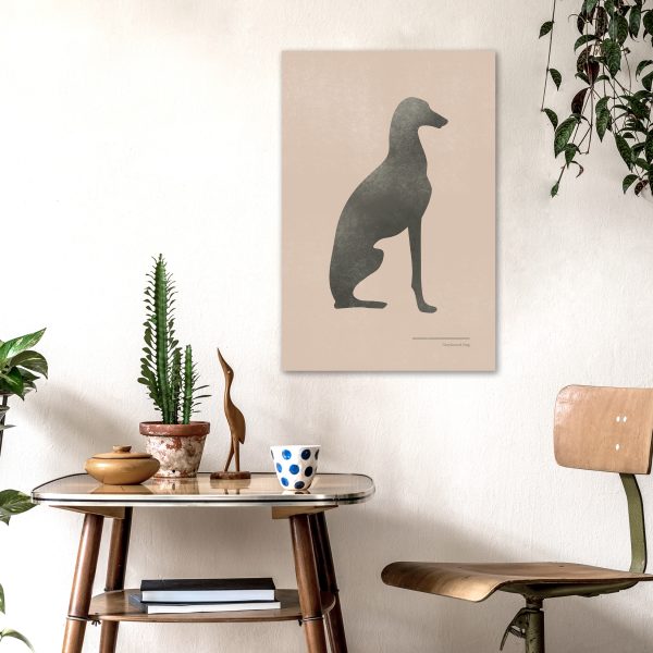 Obraz – Calm Greyhound (1 Part) Vertical Obraz – Calm Greyhound (1 Part) Vertical