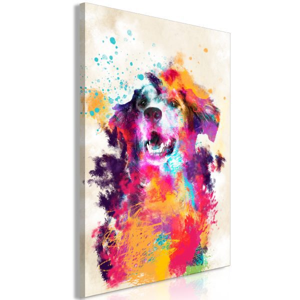 Obraz – Watercolor Dog (1 Part) Vertical Obraz – Watercolor Dog (1 Part) Vertical
