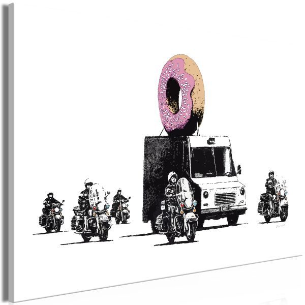 Obraz – Donut Police (1 Part) Wide Obraz – Donut Police (1 Part) Wide