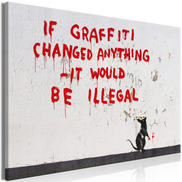 Obraz – Quotes Graffiti (1 Part) Wide Obraz – Quotes Graffiti (1 Part) Wide