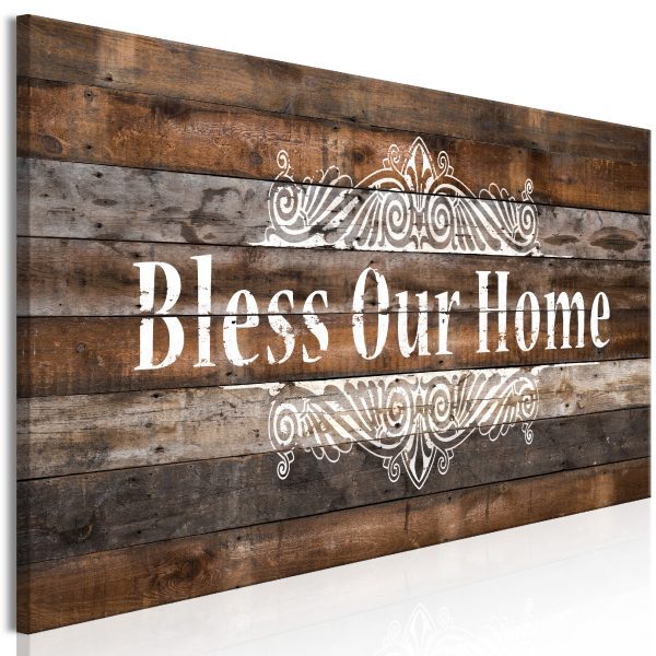 Obraz – Bless Our Home (1 Part) Narrow Obraz – Bless Our Home (1 Part) Narrow