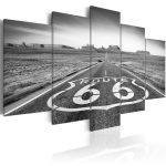 Obraz – Route 66 – black and white Obraz – Route 66 – black and white