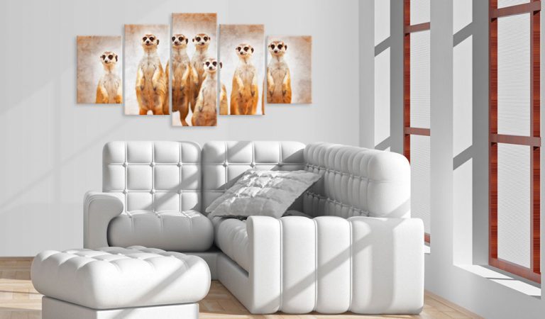 Obraz – Family of meerkats Obraz – Family of meerkats