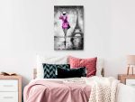 Obraz – Parisian Woman (1 Part) Vertical Pink Obraz – Parisian Woman (1 Part) Vertical Pink