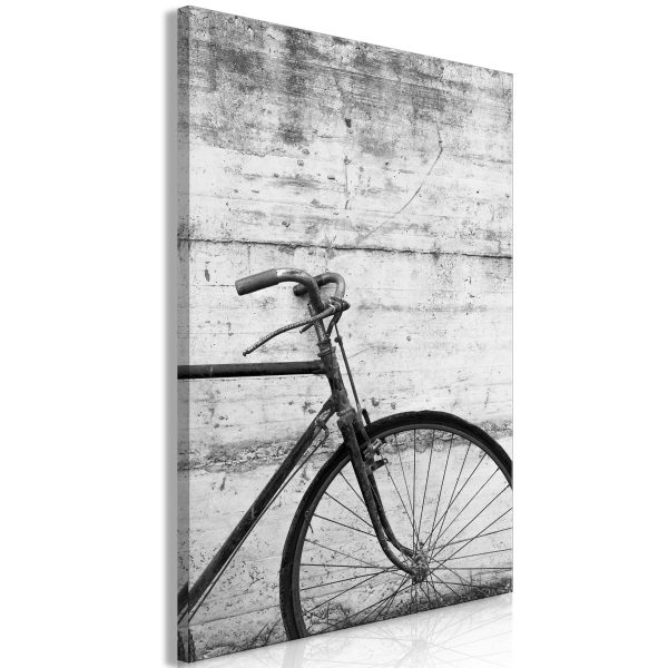 Obraz – Bicycle And Concrete (1 Part) Vertical Obraz – Bicycle And Concrete (1 Part) Vertical
