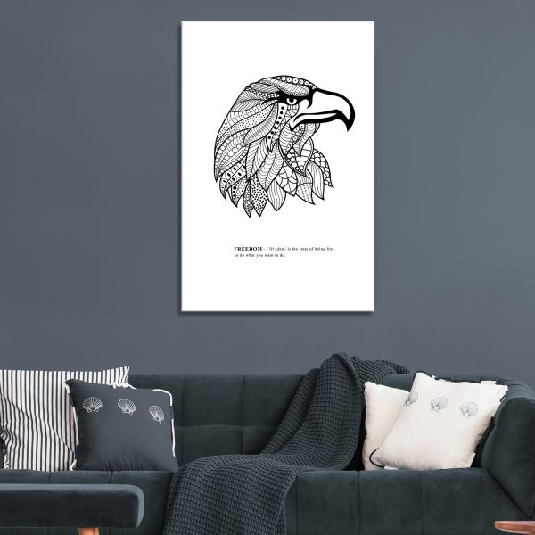 Obraz – Eagle of Freedom (1 Part) Vertical Obraz – Eagle of Freedom (1 Part) Vertical
