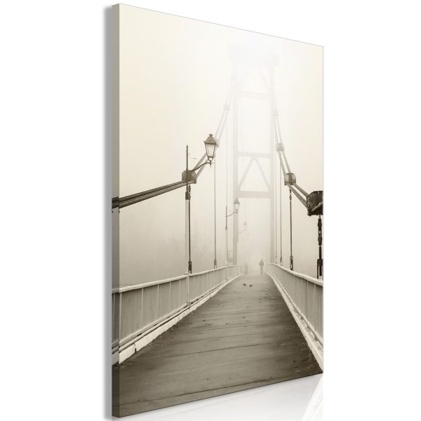 Obraz – Bridge in the Fog (1 Part) Vertical Obraz – Bridge in the Fog (1 Part) Vertical