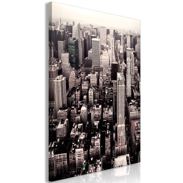 Obraz – Manhattan In Sepia (1 Part) Vertical Obraz – Manhattan In Sepia (1 Part) Vertical