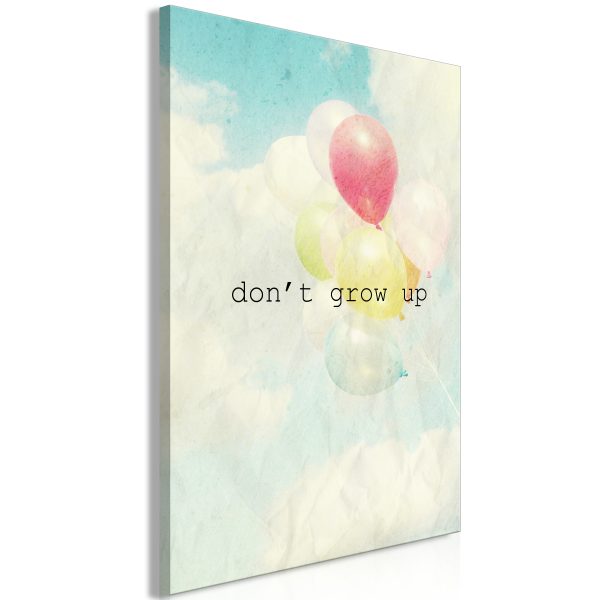 Obraz – Don’t Grow Up (1 Part) Vertical Obraz – Don’t Grow Up (1 Part) Vertical