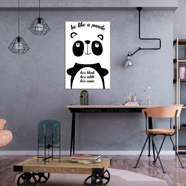 Obraz – Be Like a Panda (1 Part) Vertical Obraz – Be Like a Panda (1 Part) Vertical