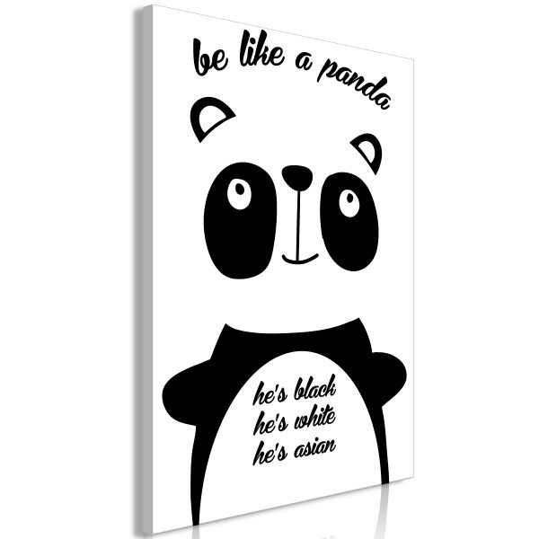 Obraz – Be Like a Panda (1 Part) Vertical Obraz – Be Like a Panda (1 Part) Vertical