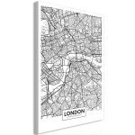 Obraz – Map of London (1 Part) Vertical Obraz – Map of London (1 Part) Vertical