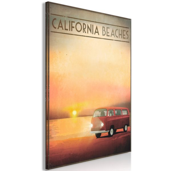 Obraz – California Beaches (1 Part) Vertical Obraz – California Beaches (1 Part) Vertical
