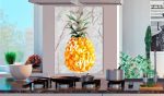 Obraz – Pineapple and Marble (1 Part) Vertical Obraz – Pineapple and Marble (1 Part) Vertical