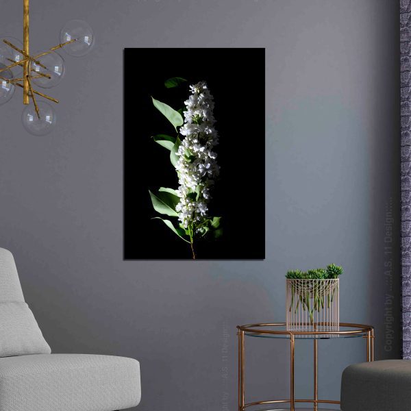 Obraz – White Lilacs (1 Part) Vertical Obraz – White Lilacs (1 Part) Vertical