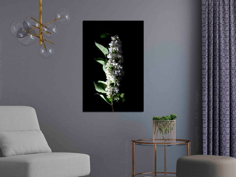 Obraz – White Lilacs (1 Part) Vertical Obraz – White Lilacs (1 Part) Vertical