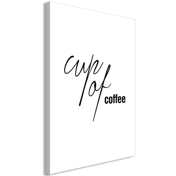 Obraz – Cup of Coffee Brings Together (1 Part) Vertical Obraz – Cup of Coffee Brings Together (1 Part) Vertical