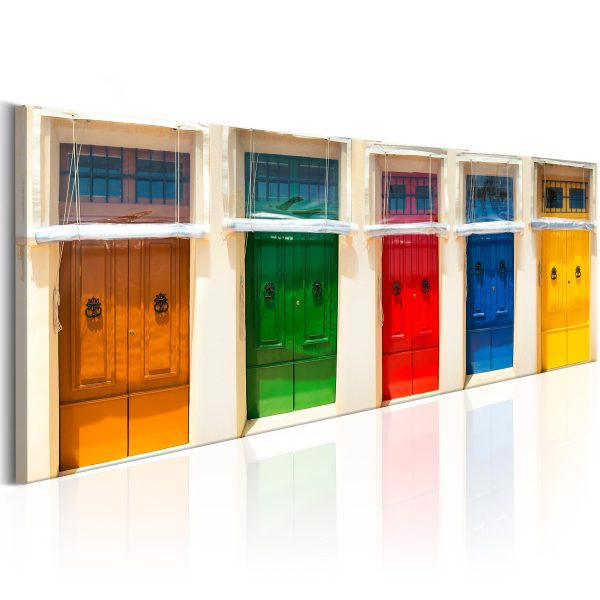 Obraz – Colourful Doors Obraz – Colourful Doors