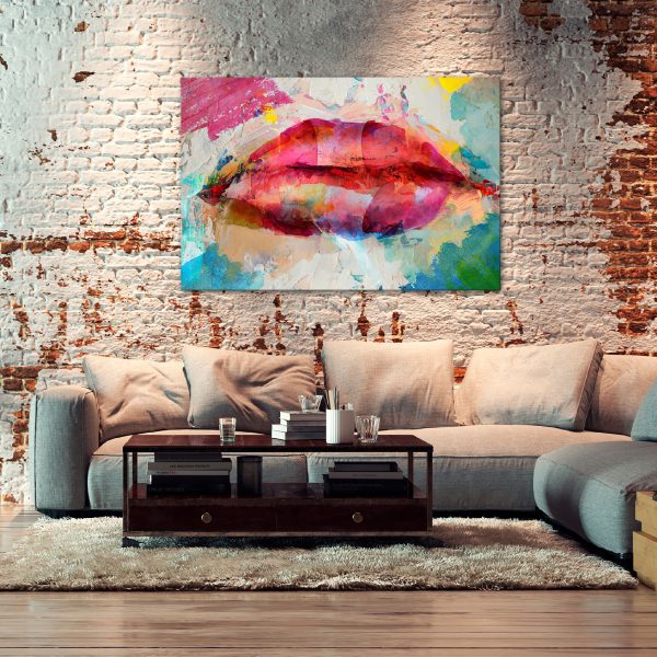 Obraz – Artistic Lips (1 Part) Wide Obraz – Artistic Lips (1 Part) Wide