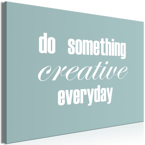 Obraz – Do Something Creative Everyday (1 Part) Wide Obraz – Do Something Creative Everyday (1 Part) Wide