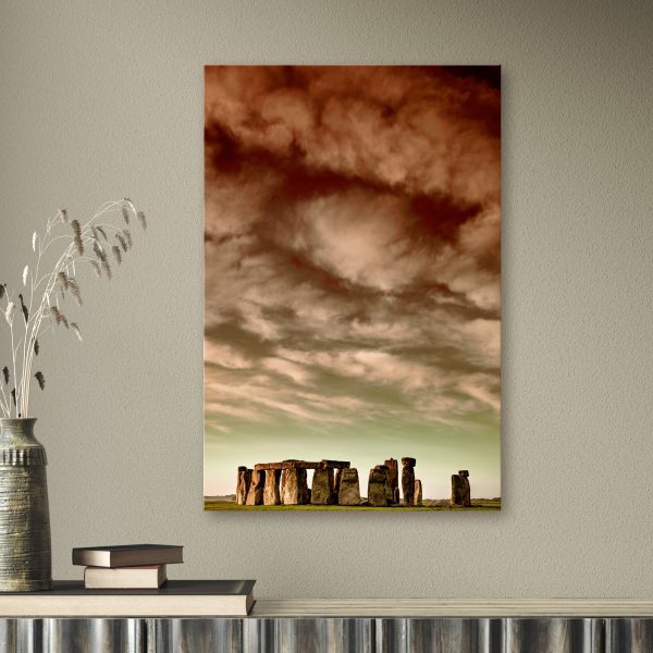 Obraz – Clouds Over Stonehenge (1 Part) Vertical Obraz – Clouds Over Stonehenge (1 Part) Vertical