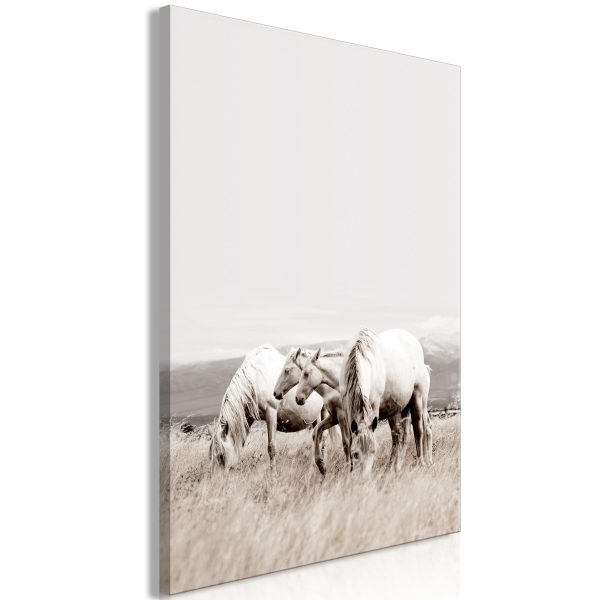 Obraz – White Horses (1 Part) Vertical Obraz – White Horses (1 Part) Vertical