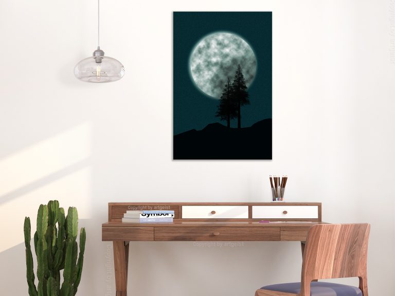 Obraz – Beautiful Full Moon (1 Part) Vertical Obraz – Beautiful Full Moon (1 Part) Vertical