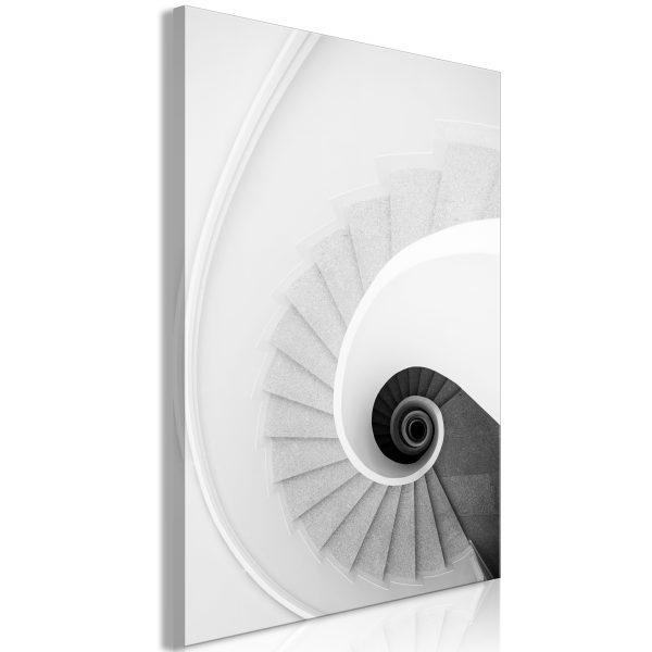 Obraz – White Stairs (1 Part) Vertical Obraz – White Stairs (1 Part) Vertical