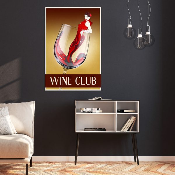 Obraz – Wine Club (1 Part) Vertical Obraz – Wine Club (1 Part) Vertical
