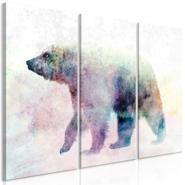 Obraz – Lonely Bear (3 Parts) Obraz – Lonely Bear (3 Parts)