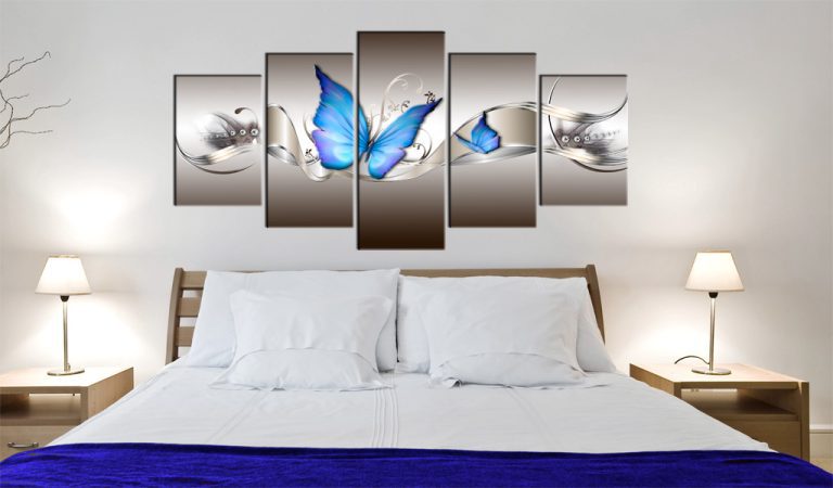 Obraz – Blue butterflies Obraz – Blue butterflies