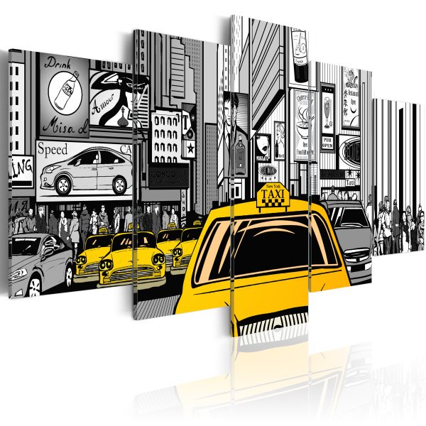 Obraz – Taxi v komiksu Obraz – Taxi v komiksu