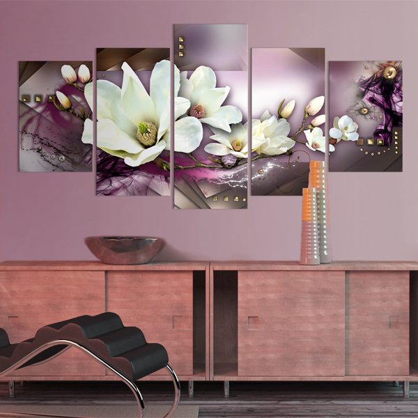 Obraz – Abstrakce s orchideami Obraz – Abstrakce s orchideami