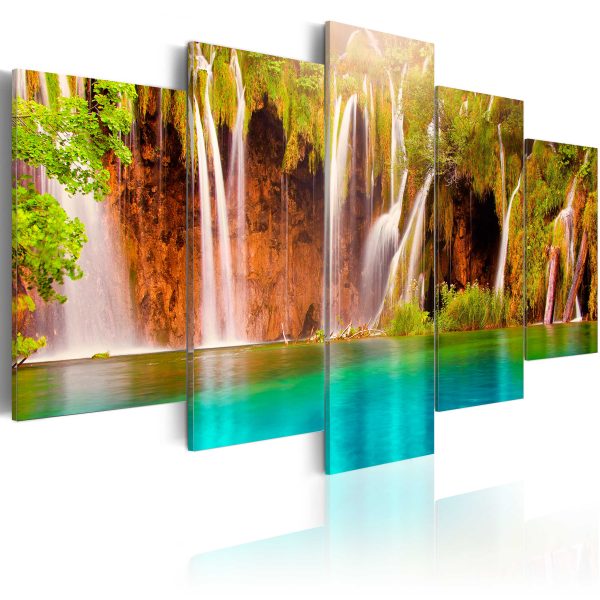 Obraz – Forest waterfall Obraz – Forest waterfall