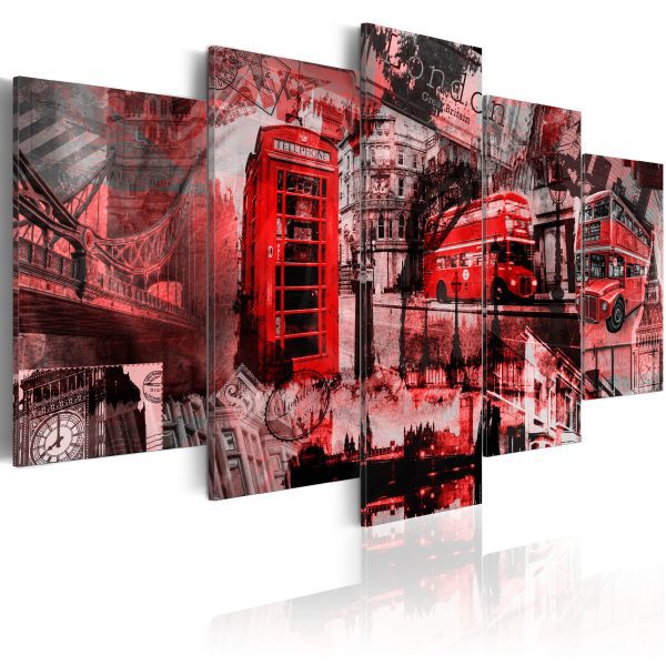 Obraz – London collage – triptych Obraz – London collage – triptych