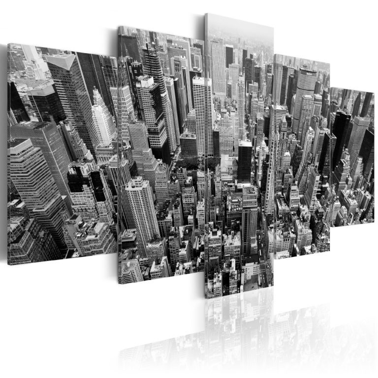 Obraz – Černobílé mrakodrapy New Yorku Obraz – Černobílé mrakodrapy New Yorku