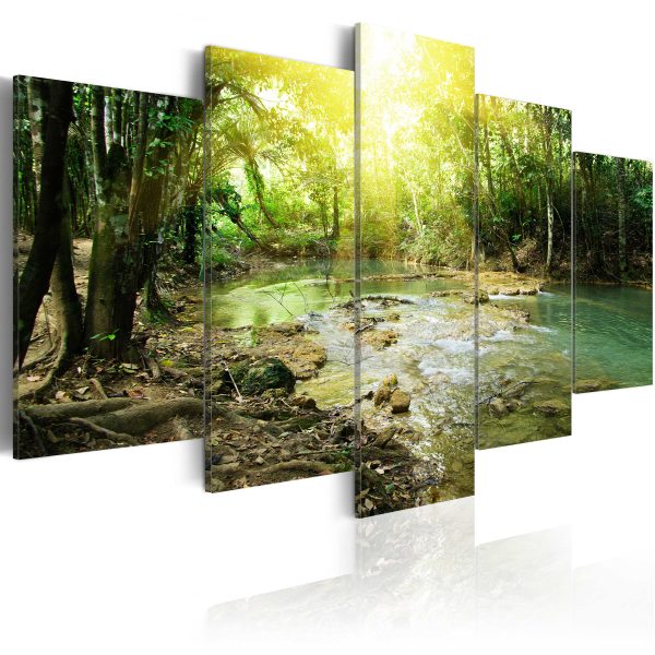 Obraz – Forest River (1 Part) Vertical Obraz – Forest River (1 Part) Vertical