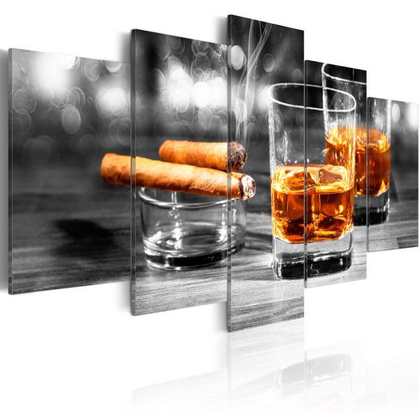 Obraz – Cigar and whiskey Obraz – Cigar and whiskey