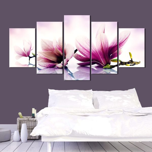 Obraz – Pink flowers: magnolias Obraz – Pink flowers: magnolias