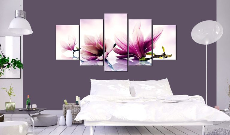 Obraz – Pink flowers: magnolias Obraz – Pink flowers: magnolias