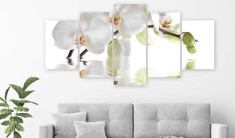 Obraz – Wonderful Orchid (5 Parts) Wide Obraz – Wonderful Orchid (5 Parts) Wide