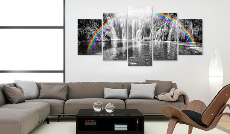 Obraz – Rainbow on grays Obraz – Rainbow on grays