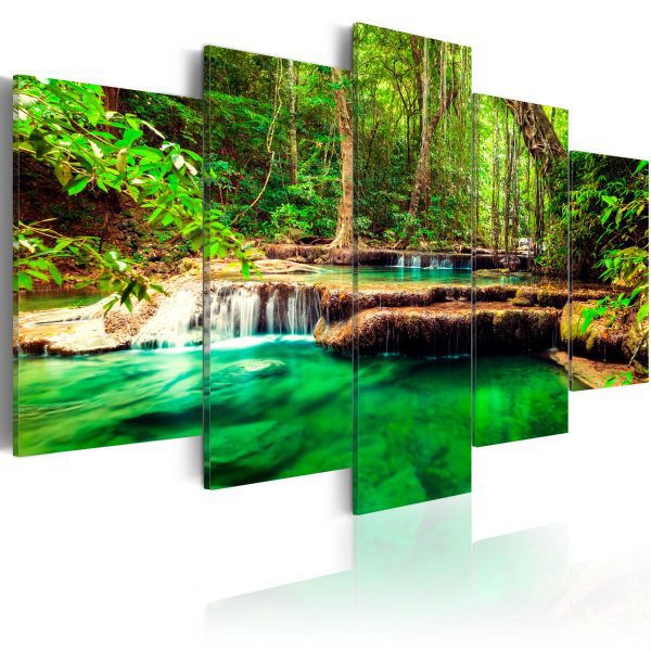 Obraz – The bosom of nature – Waterfall Obraz – The bosom of nature – Waterfall