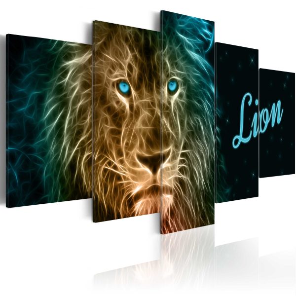 Obraz – Gold lion Obraz – Gold lion