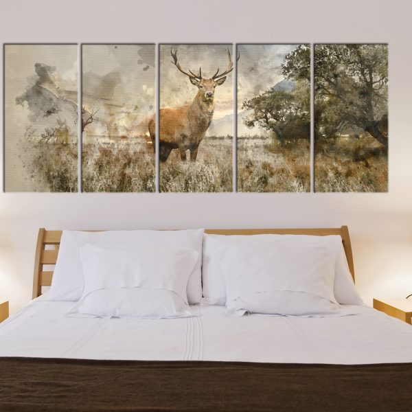 Obraz – Watercolour Deer I Obraz – Watercolour Deer I