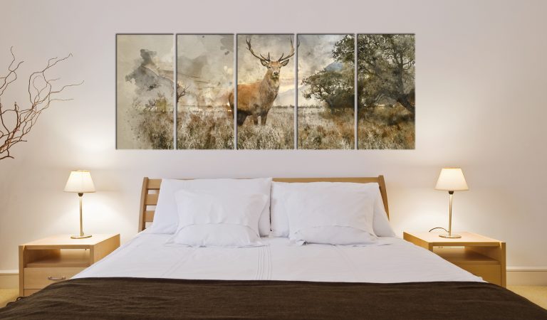 Obraz – Watercolour Deer I Obraz – Watercolour Deer I
