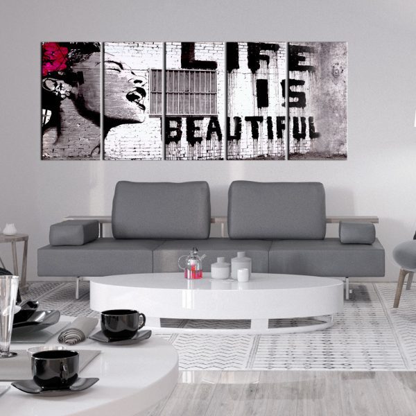 Obraz – Banksy: Life is Beautiful Obraz – Banksy: Life is Beautiful
